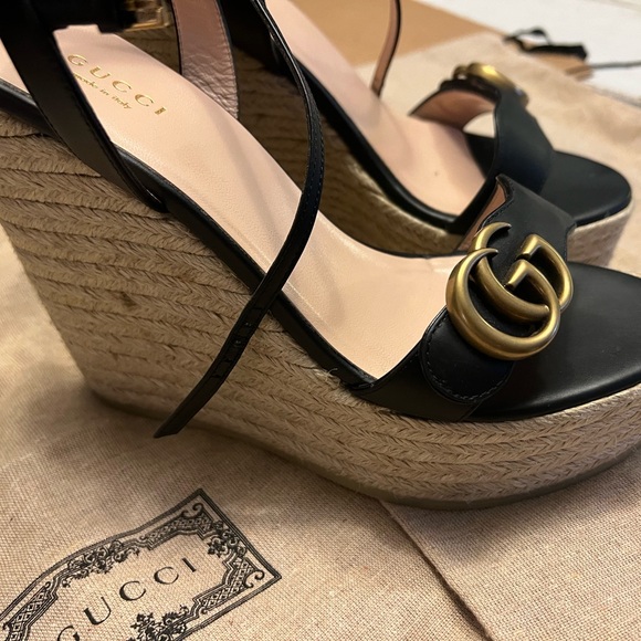 Gucci wedge sandals - Picture 4 of 10